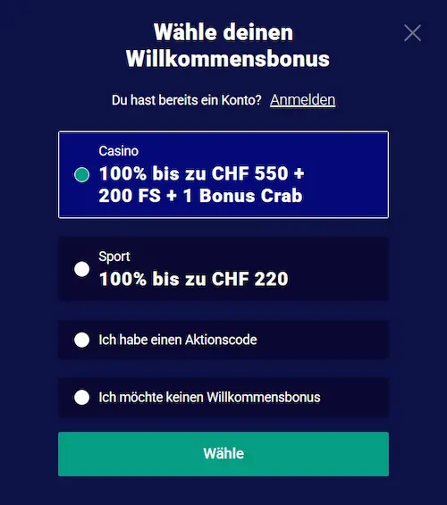 Frumzi Casino registre