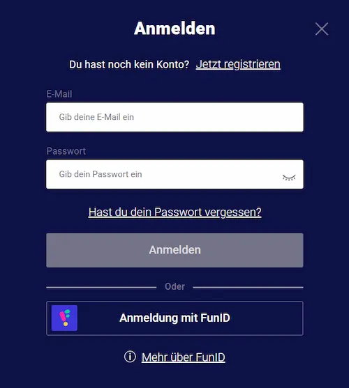 Frumzi Casino login
