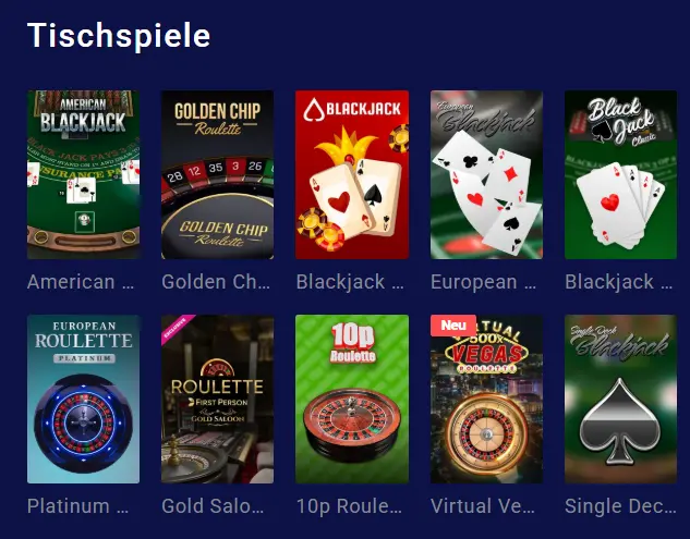 Frumzi Casino table