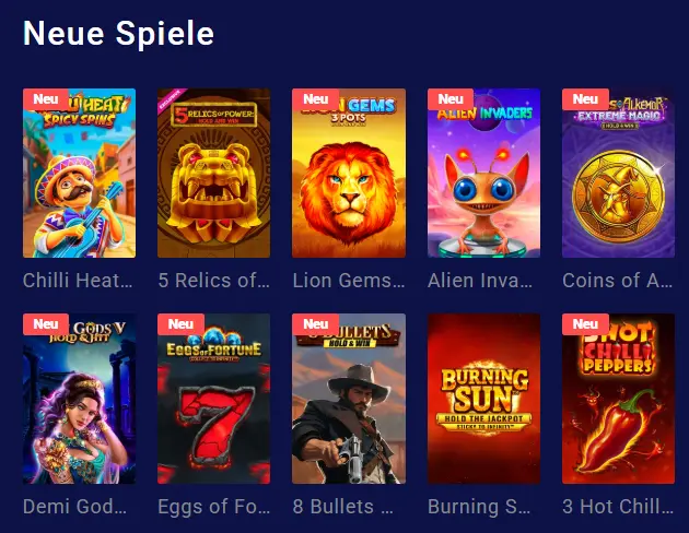 Frumzi Casino spiele