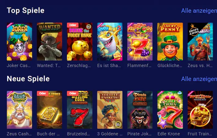 Frumzi Casino spiele